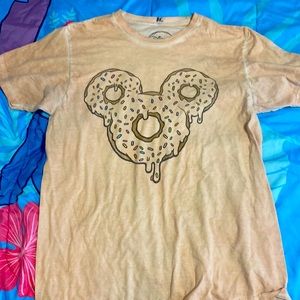 Mickey Mouse drip donut T-shirt, very cute and classy